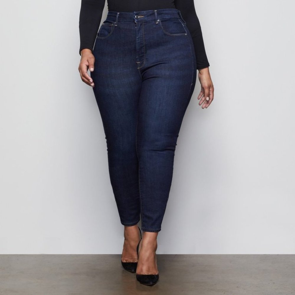 Good American Good Legs Crop Jeans - Size 18